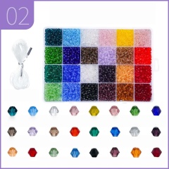 New‑style 24‑Grid Rhombus Bead Set