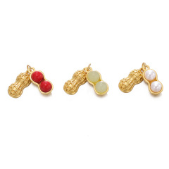 1. Green‑Red‑White Mixed (Approx 8*17.5mm), 3pcs