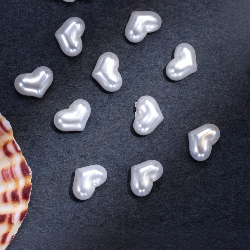Glass Imitation Pearls, Special‑Shaped, Half Round, Flat Back, for Nail Art & DIY Jewelry Accessories