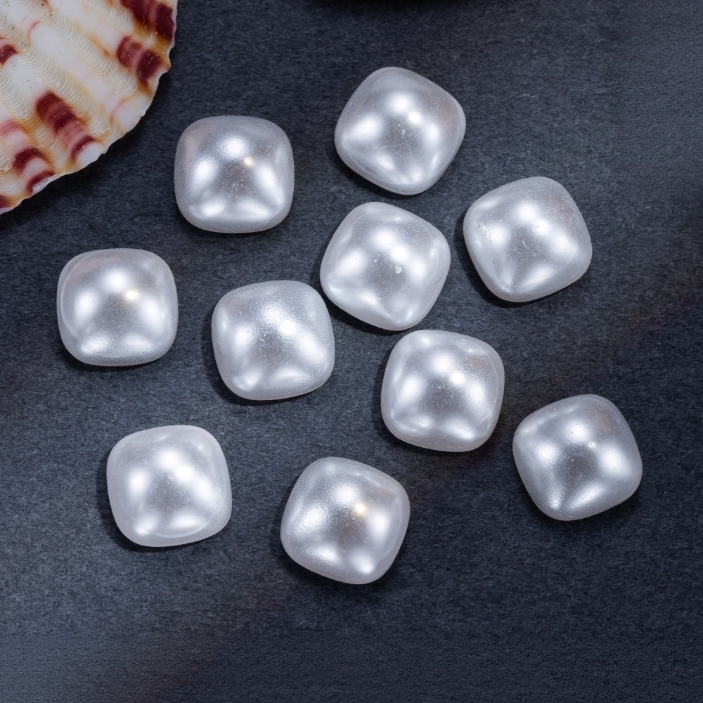 Glass Imitation Pearls, Special‑Shaped, Half Round, Flat Back, for Nail Art & DIY Jewelry Accessories
