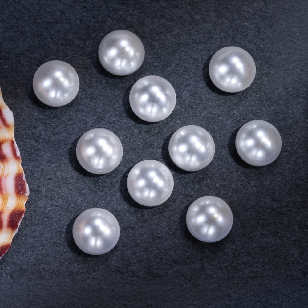 Glass Imitation Pearls, Special‑Shaped, Half Round, Flat Back, for Nail Art & DIY Jewelry Accessories