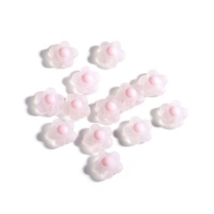 Pink Flower, 17.4mm, Hole 3.2mm