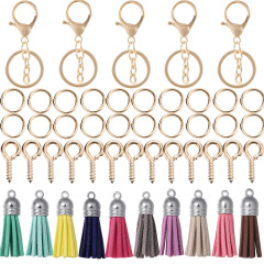 KC‑Gold Chain‑Style Tassel Keychain Kit