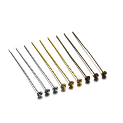 Alloy Flower Head Pin Style 1
