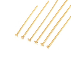 Gold Flat Head Pins