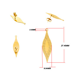 Gold Textured Oval