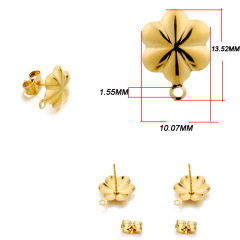 Gold Round Flower