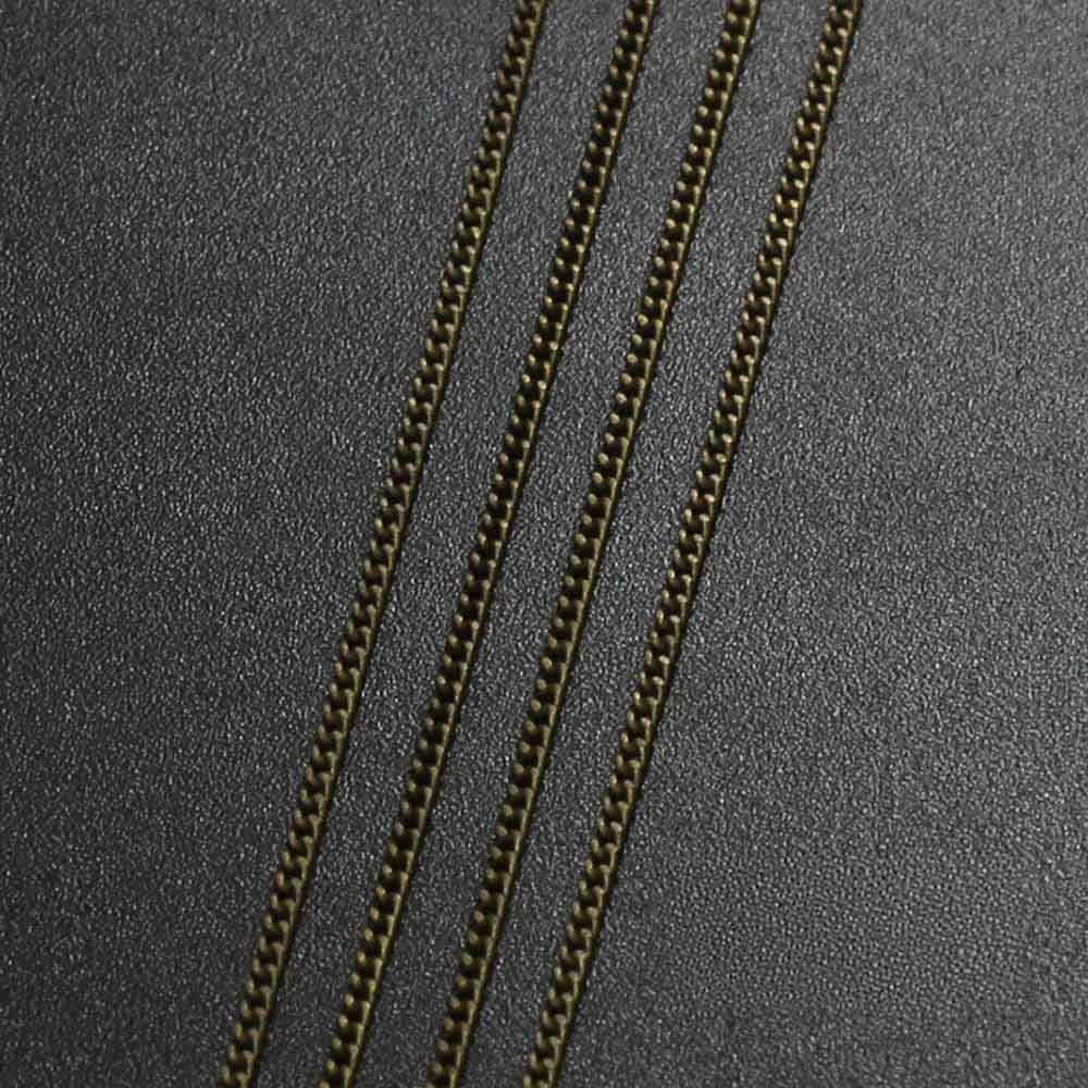 Pendant Chain, Cable Chain With Single Clasp, 1.2mm, 5/10m, for DIY Jewelry Making Supplies