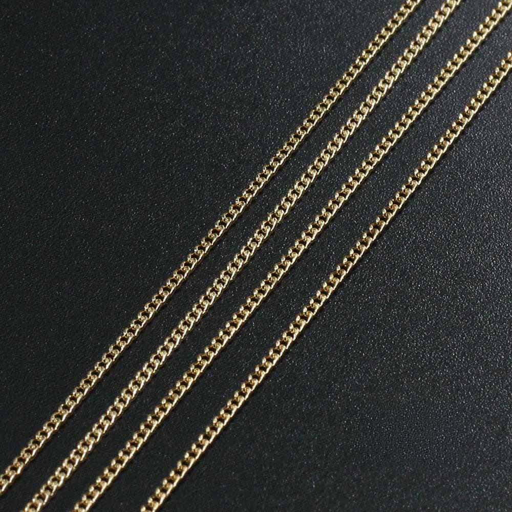 Pendant Chain, Cable Chain With Single Clasp, 1.2mm, 5/10m, for DIY Jewelry Making Supplies