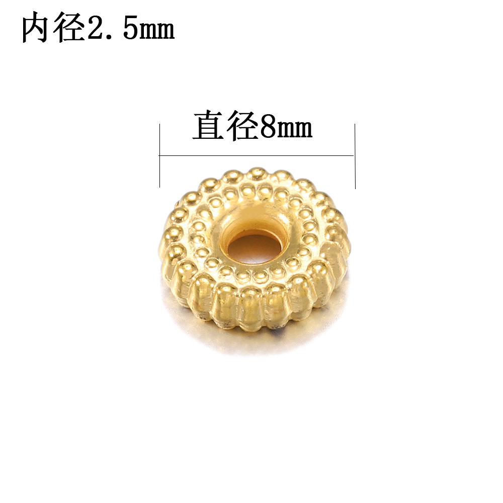 DIY饰品配件 8mm轮胎间隔珠 CCB圆形间隔珠 手串手链间隔珠材料