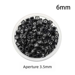 Black White English Beads Small【19g】