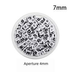White Black English Beads Large【32g】