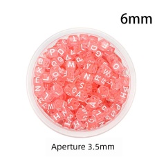 Pink White English Beads【19g】