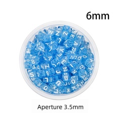 Blue White English Beads【19g】