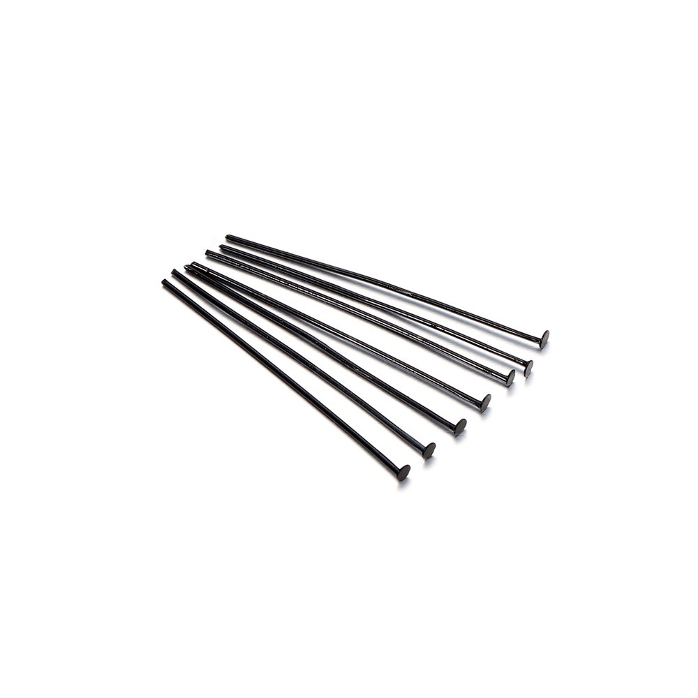 Iron Plated Flat Head Pins, Multi‑Color, 16‑70mm, about 200 pcs/pack