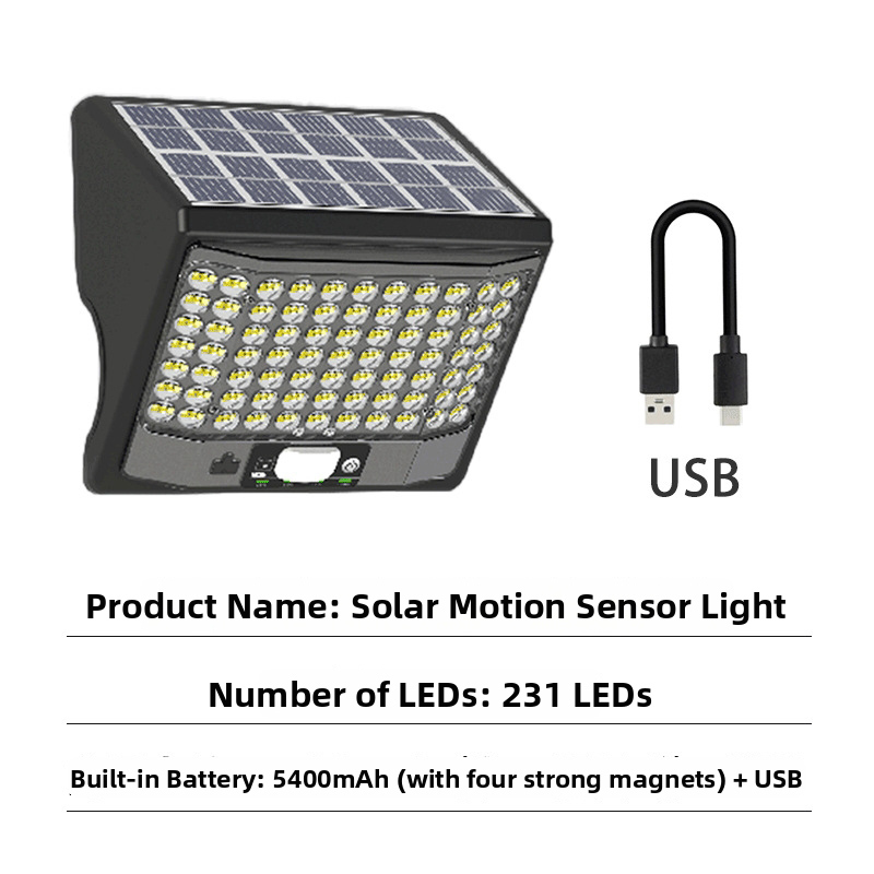 Solar Wall Lamp,MY SHOP,Solar-powered sensor wall lamp