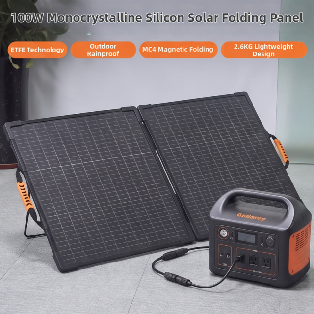 100W Solar Folding Panel,MY SHOP,100W Solar Folding Panel (Aluminum Frame)
