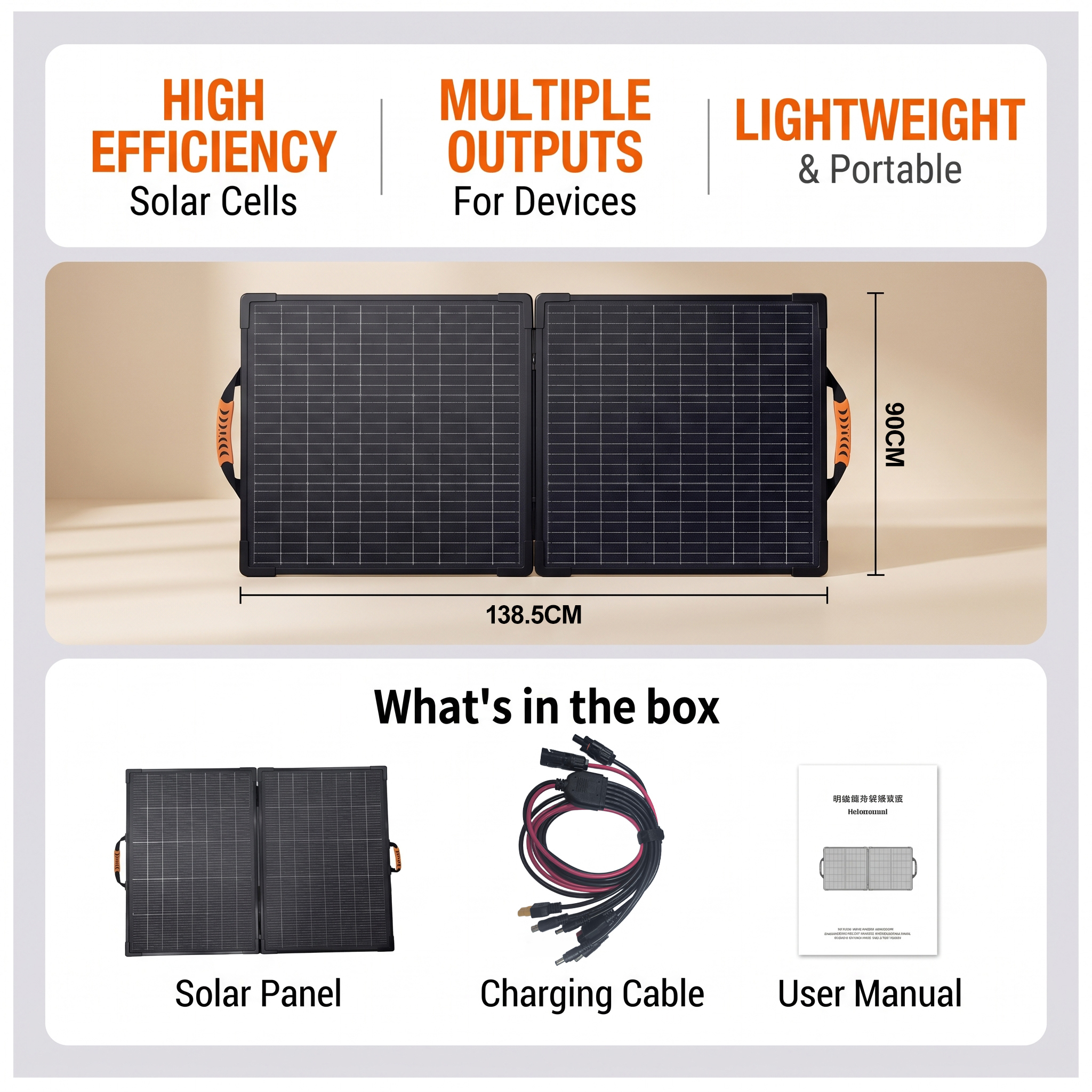 20oW Portable Foldable Solar Panel Charger -23% High-Efficiency monocrystalline Cells, IP67 Waterproof,  Foldable Solar Charging Kit for Camping, RV, Off-Grid Power & Emergency Backup,Chuanxin(Guangdong)New EnergyTechnology Co.,LTD.,20oW Portable Foldable Solar Panel Charger -23% High-Efficiency monocrystalline Cells, IP67 Waterproof,  Foldable Solar Charging Kit for Camping, RV, Off-Grid Power & Emergency Backup