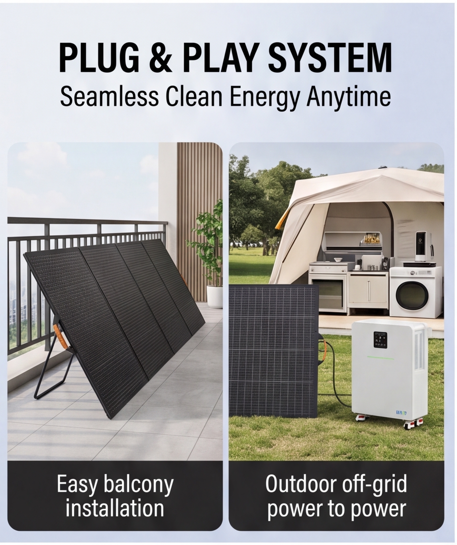 One System. Total Off-Grid Freedom. 1500Wh of Clean Solar Energy, Day and Night.,Chuanxin(Guangdong)New EnergyTechnology Co.,LTD.,One System. Total Off-Grid Freedom. 1500Wh of Clean Solar Energy, Day and Night.
