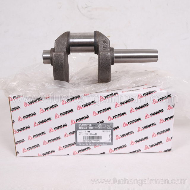 2601024641Fusheng genuine piston compressor parts crankshaft VA80/M288