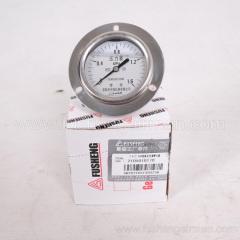 2105010170 Fusheng genuine screw compressor 2-1/2"1.6MPa back connection type oil filling pressure gauge