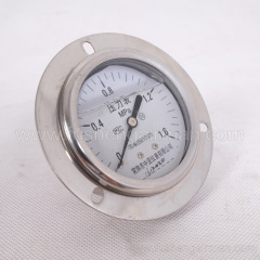 2105010170 Fusheng genuine screw compressor 2-1/2"1.6MPa back connection type oil filling pressure gauge