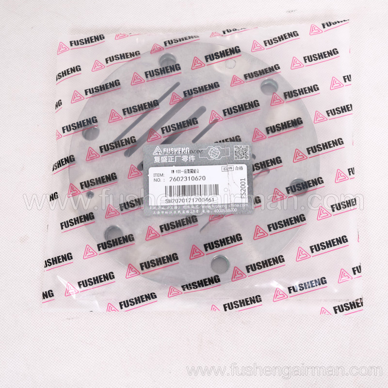 2602310620 Fusheng Genuine Piston Oil-less Air Compressor TW-100, a section of the valve set up
