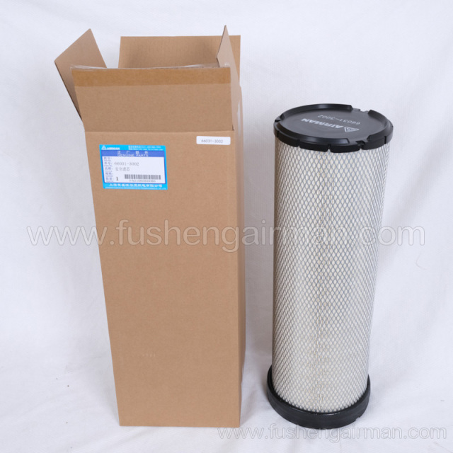 66031-3002 Fusheng airman genuine mobile air compressor safety filter element for 630 machine