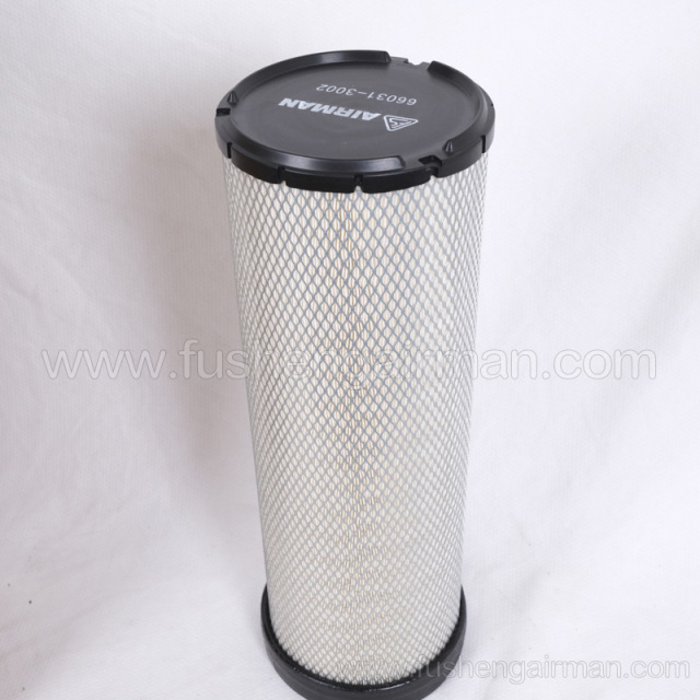 66031-3002 Fusheng airman genuine mobile air compressor safety filter element for 630 machine