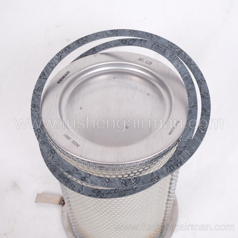 YX34220-16500 Fusheng airman mobile air compressor oil separator assembly with gasket