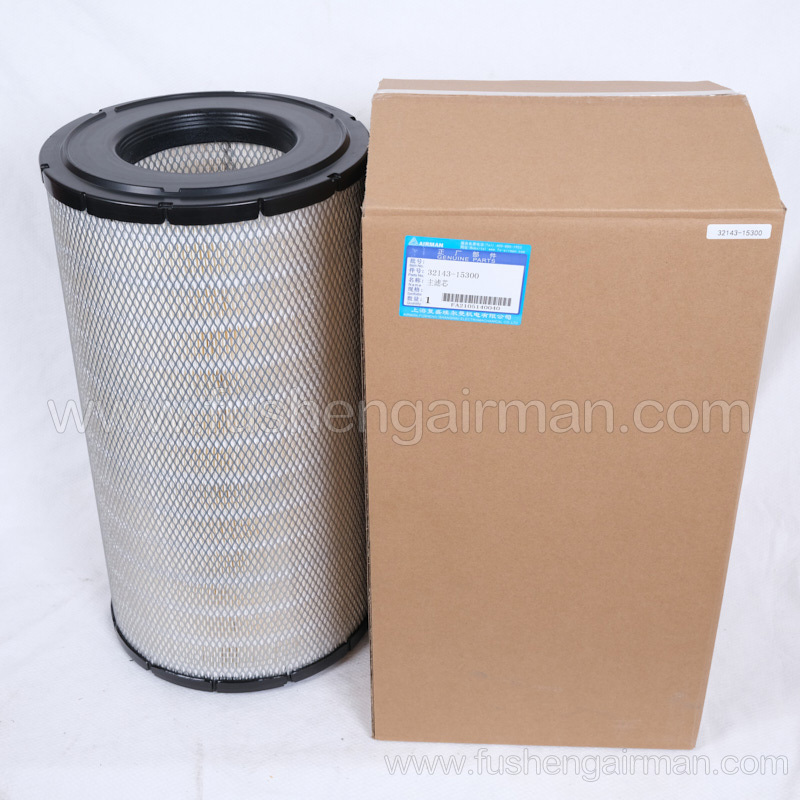 32143-15300 Fusheng airman genuine mobile air compressor main air filter element engine air filter