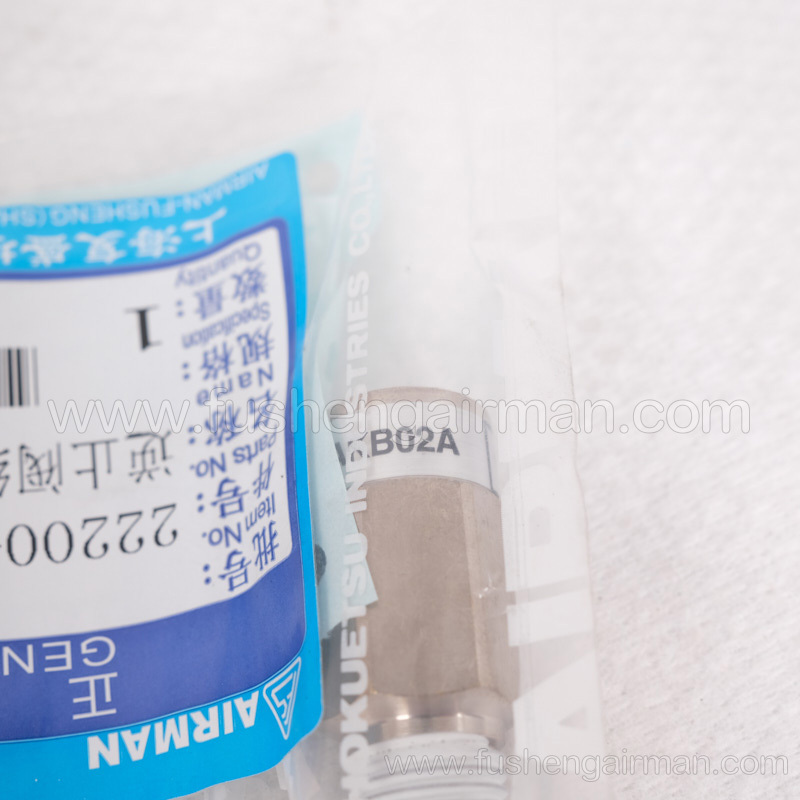 22200-16100 Fusheng genuine mobile air compressor parts check valve composition airman