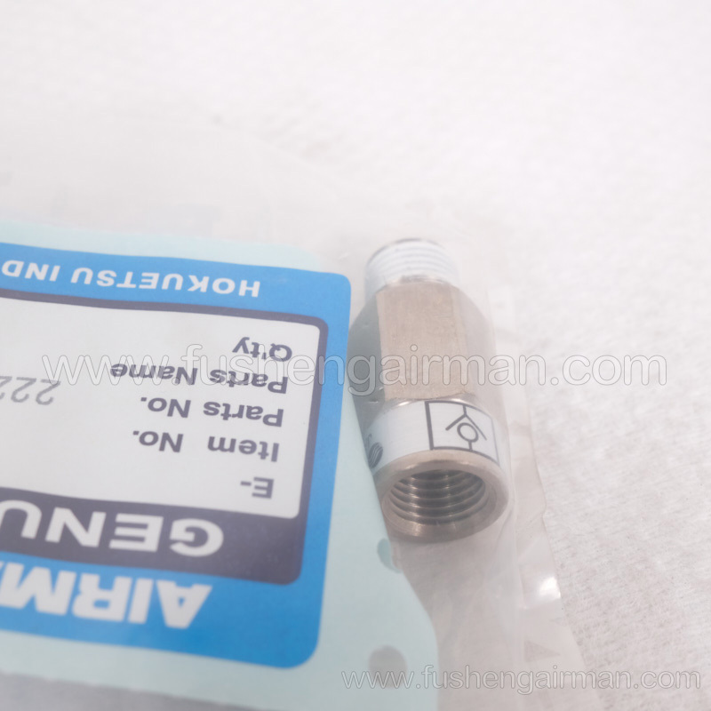 22200-16100 Fusheng genuine mobile air compressor parts check valve composition airman