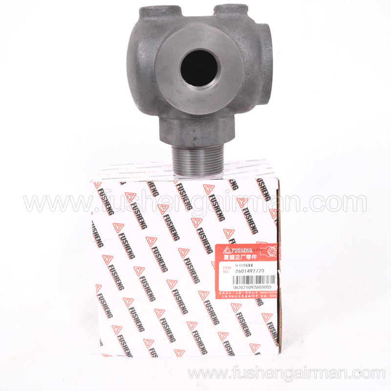 2601492720 Fusheng Genuine Piston Air Compressor TA-125 Diverter Fitting Air Tank Outlet Tube