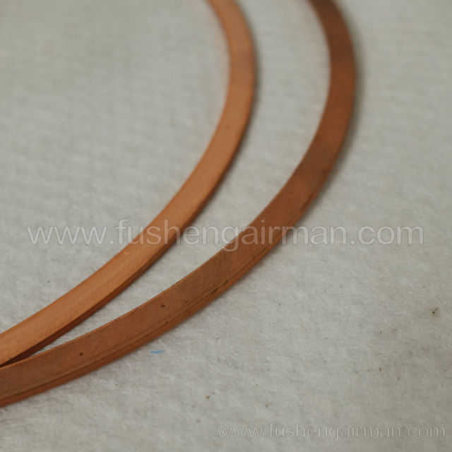 2603099910 Fusheng Genuine VFW175 Medium Pressure Oil-free Air Compressor Section Inlet Valve Seat Gasket Copper