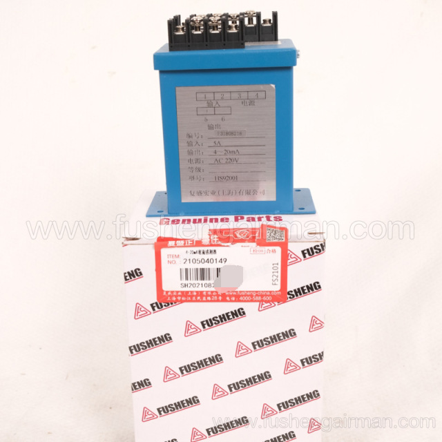 2105040149 Fusheng Genuine Screw Air Compressor 4-20mA Current Sensor Transmitter HS92001