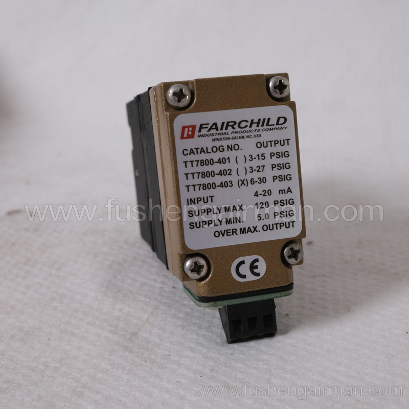 American original import Fairchild TT7800-403 (3-15) PSIG electrical converter FAIRCHILD