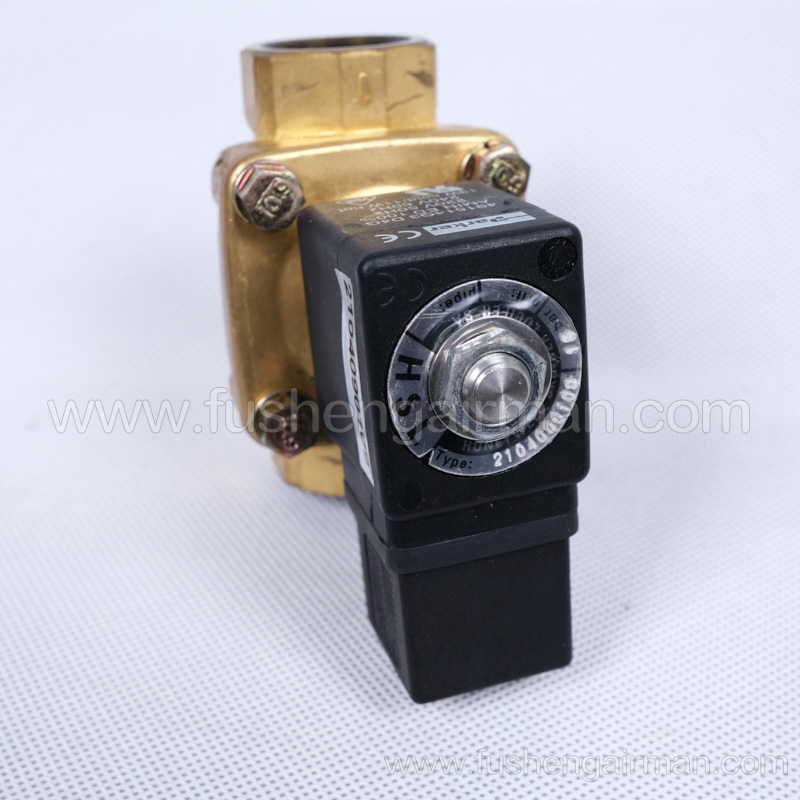 2104090109 Fusheng genuine ZW155-255-375 oil-free water lubrication 2-position 2-way NC oil stop valve