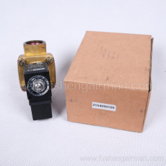 2104090109 Fusheng genuine ZW155-255-375 oil-free water lubrication 2-position 2-way NC oil stop valve