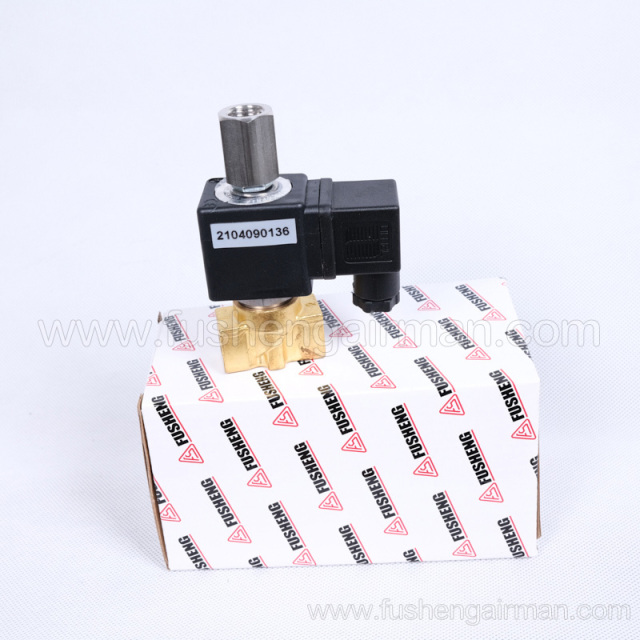 2104090136 Fusheng Genuine 1/4"10barg220V50/60Hz 2-Position 3-Way N.C Solenoid Valve