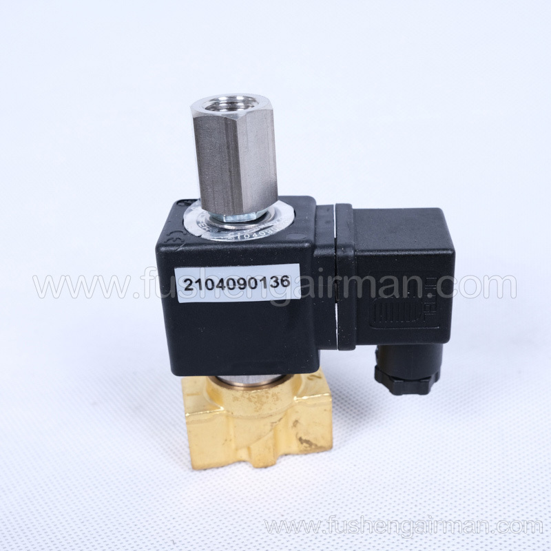 2104090136 Fusheng Genuine 1/4"10barg220V50/60Hz 2-Position 3-Way N.C Solenoid Valve