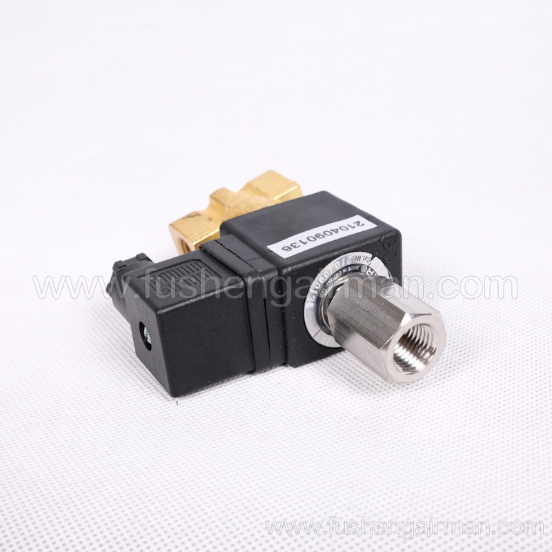 2104090136 Fusheng Genuine 1/4"10barg220V50/60Hz 2-Position 3-Way N.C Solenoid Valve