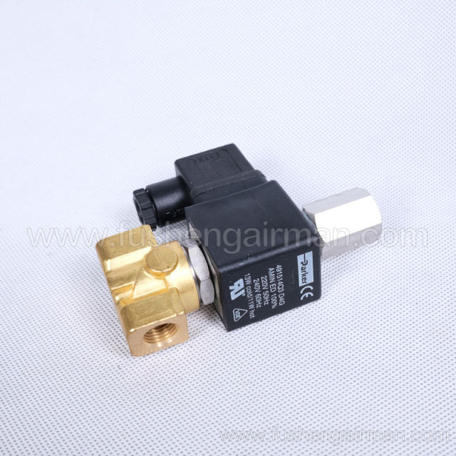 2104090136 Fusheng Genuine 1/4"10barg220V50/60Hz 2-Position 3-Way N.C Solenoid Valve