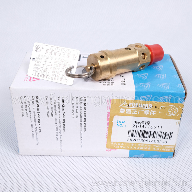 2104110211 Fusheng 1/4"11barg Safety Valve EBS-04YZ Car Pump BYD Bus