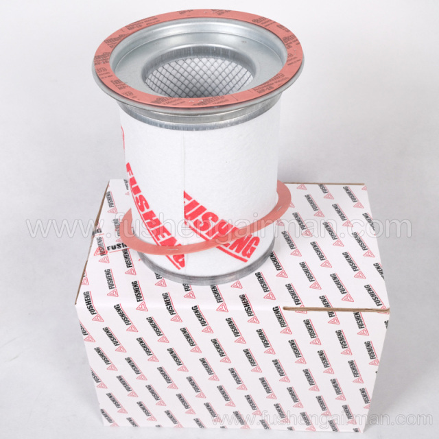 2116010022=9610112-20690-P Fusheng Genuine Screw Air Compressor 6.9CMM Oil Separator