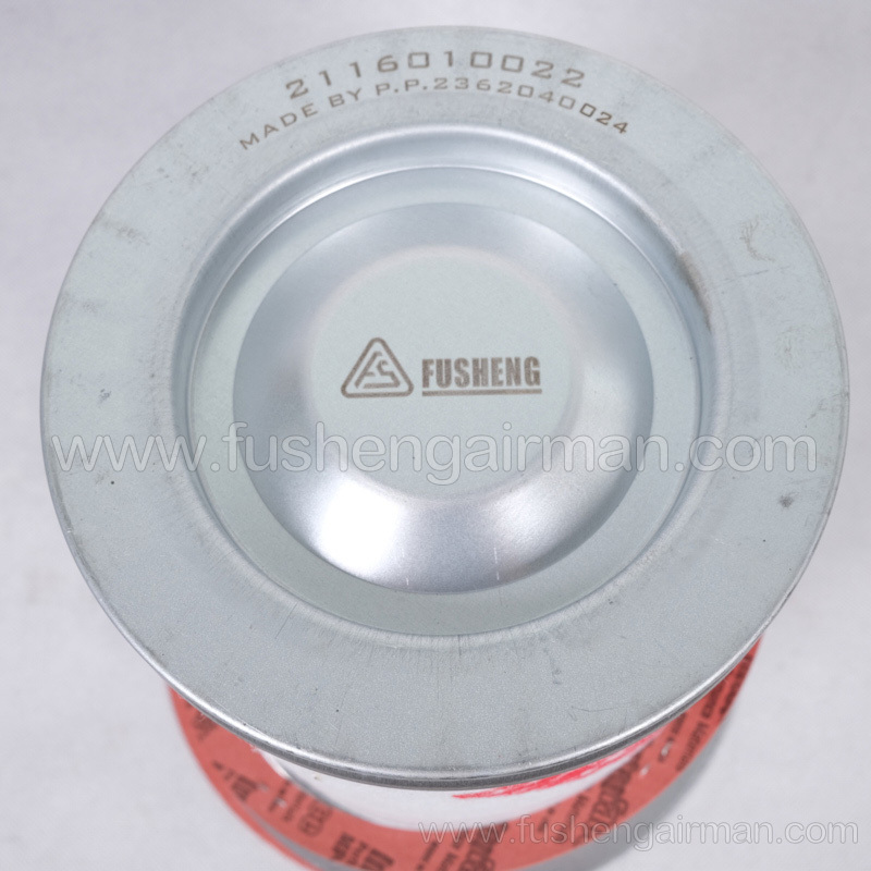 2116010022=9610112-20690-P Fusheng Genuine Screw Air Compressor 6.9CMM Oil Separator