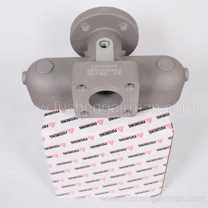2605530860=71161111-48810 Fusheng Genuine Screw Air Compressor SA-5 Oil Filter Base