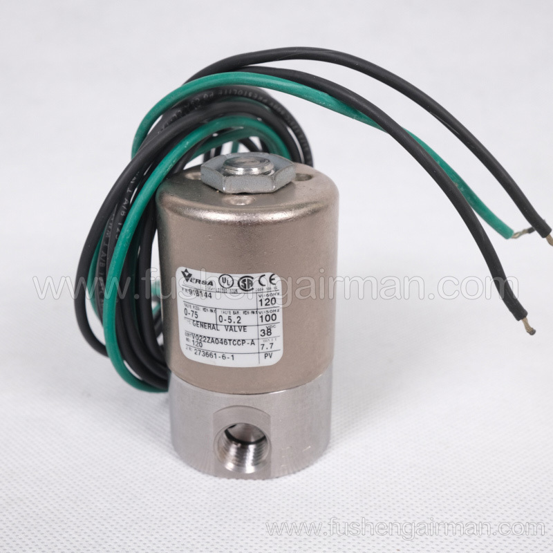2605701580=91B81 Fusheng Denford CompAir GD screw compressor IVO solenoid valve SA250-375