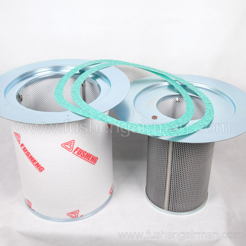 2116010085/2116010086 Fusheng SA220-250-280 Genuine Air Compressor Parts 81CMM Oil Fine Separator Sub-Master Sleeve