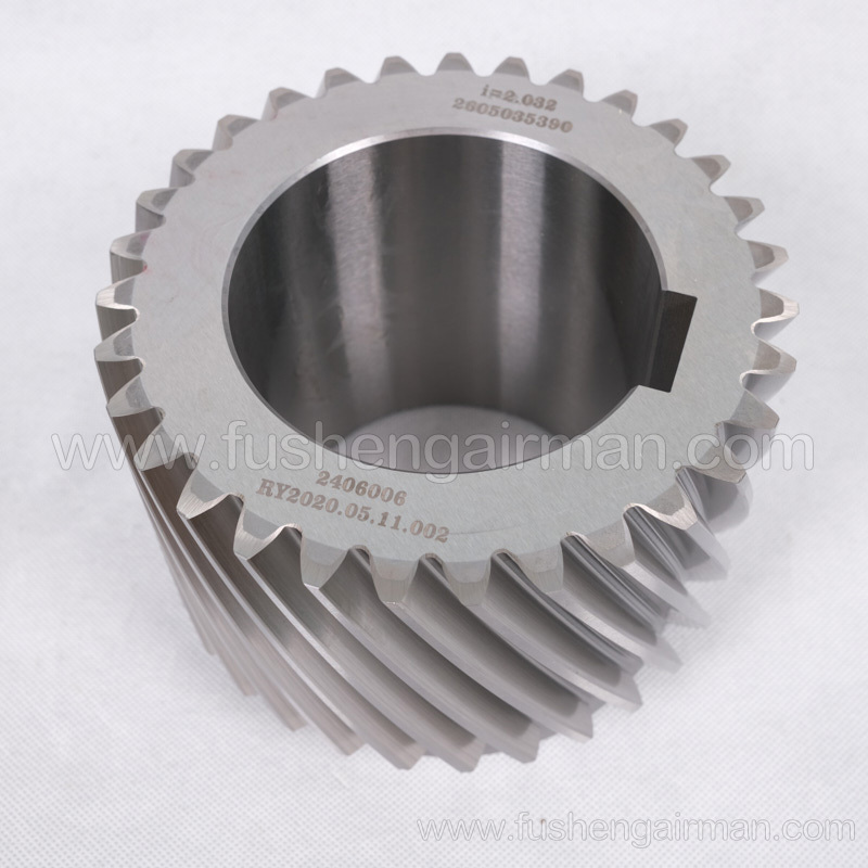 2605035390 Fusheng Genuine Screw Air Compressor BSA62G Head Sub Gear i=2.032